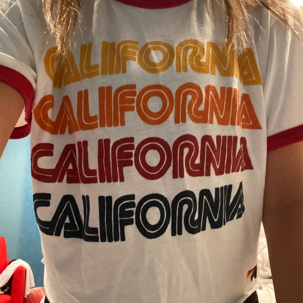 Aviator nation white tee